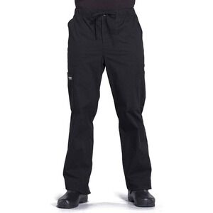 Cherokee Workwear Professionals Drawstring Scrub Pants Comfort Uniform‎ Black